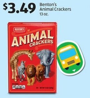 Aldi Benton's Animal Crackers 13 oz. offer