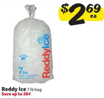 Winn Dixie Reddy Ice 7 lb bag offer
