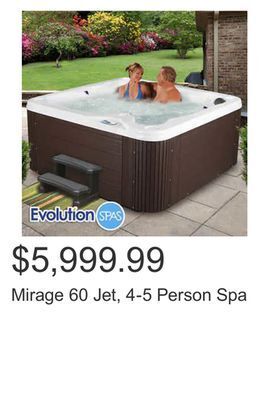Costco Mirage 60 jet, 4-5 person spa offer