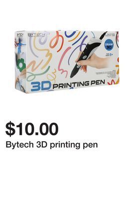 Five Below Bytech 3d printing pen offer