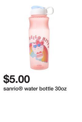 Five Below Sanrio® water bottle 30oz offer