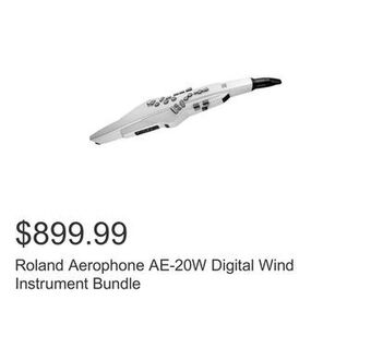 Costco Roland aerophone ae-20w digital wind instrument bundle offer