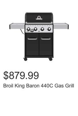 Costco Broil king baron 440c gas grill offer