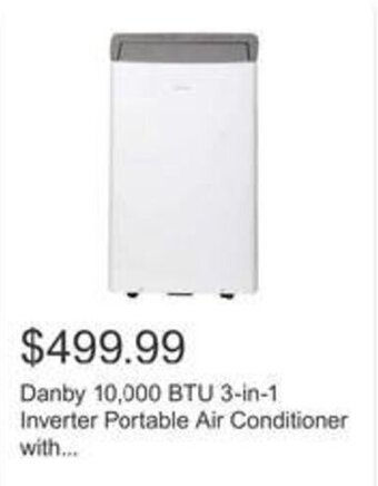 Costco Danby 10,000 BTU 3-in-1 Inverter Portable Air Conditioner with... offer