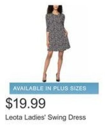 Costco Leota Ladies' Swing Dress offer
