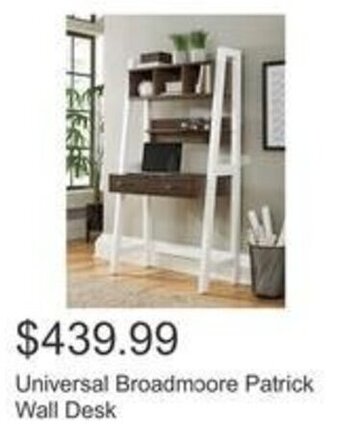 Costco Universal Broadmoore Patrick Wall Desk offer