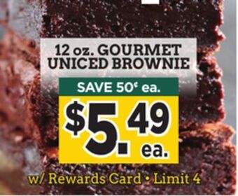 Dearborn Market Gourmet uniced brownie offer