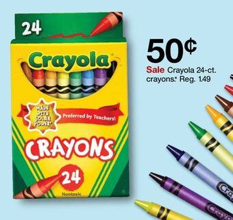Target Crayola 24-ct. crayons offer