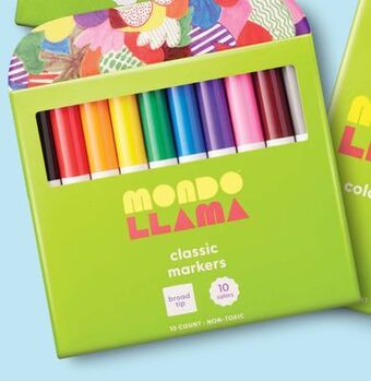 Target Mondo llama 10-ct. markers offer