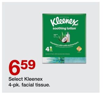Target Select kleenex 4-pk. facial tissue offer