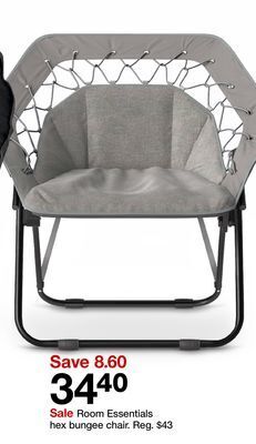 Target Room essentials hex bungee chair offer