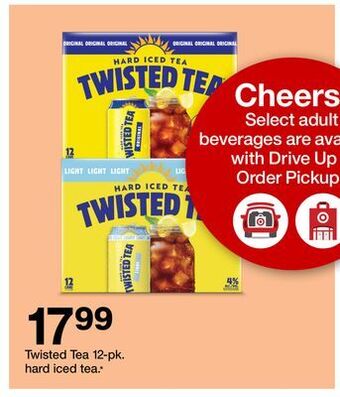 Target Twisted tea 12-pk. hard iced tea.* offer