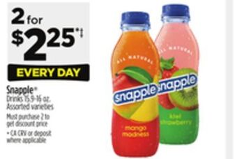 Dollar General Snapple® offer