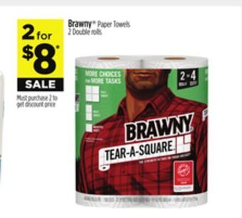 Dollar General Brawny® paper towels offer