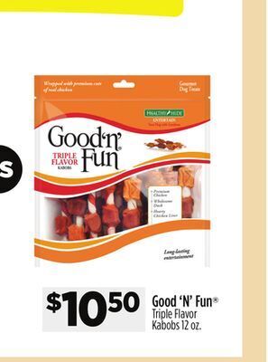 Dollar General Good 'n' fun® triple flavor kabobs offer