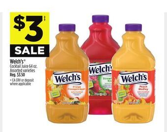 Dollar General Welch's® cocktail juice offer