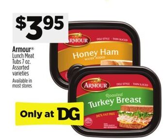 Dollar General Armour® offer