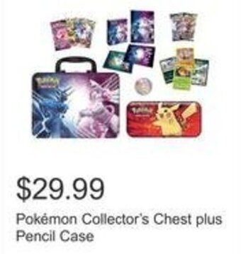 Costco Pokémon Collector's Chest plus Pencil Case offer