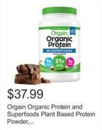 Costco Orgain Organic Protein and Superfoods Plant Based Protein Powder,... offer