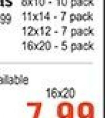 Hobby Lobby Super value pack canvas offer