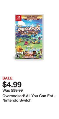 Game Stop Overcooked! all you can eat - nintendo switch offer