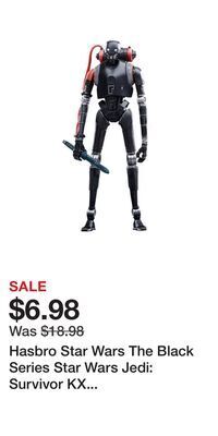 Game Stop Hasbro star wars the black series star wars jedi: survivor kx security droid 6-in action figure gamestop exclusive offer