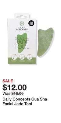 Ulta Beauty Daily concepts gua sha facial jade tool offer