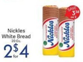 Riesbeck Nickles White Bread 20 Oz offer