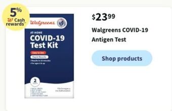 Walgreens Walgreens covid-19 antigen test offer
