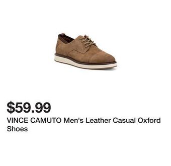 Marshalls Vince camuto men's leather casual oxford shoes offer