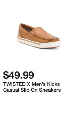 Marshalls Twisted x men's kicks casual slip on sneakers offer