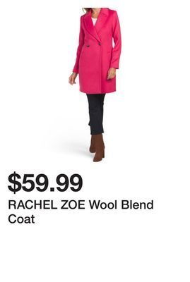 Marshalls Rachel zoe wool blend coat offer