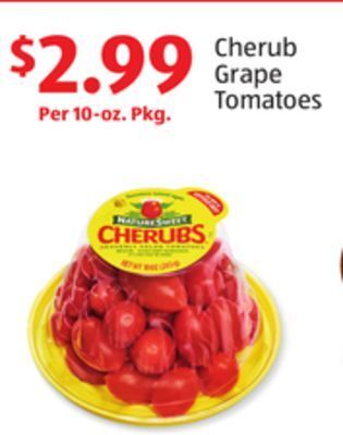 Aldi Cherub grape tomatoes offer