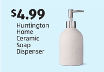 Aldi Huntington home ceramic soap dispenser offer