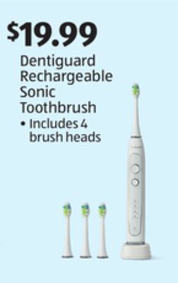 Aldi Dentiguard rechargeable sonic toothbrush offer