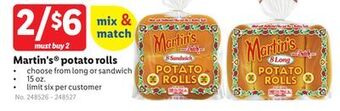 Lidl Martin's® potato rolls offer