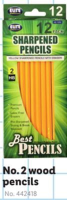 Lidl No. 2 wood pencils offer