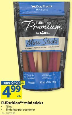 Lidl Furtrition™ mini sticks offer