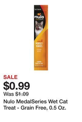 Petsmart Nulo medalseries wet cat treat - grain free, 0.5 oz. offer