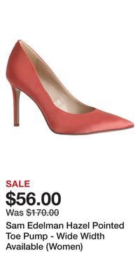 Nordstrom Sam edelman hazel pointed toe pump - wide width available (women) offer