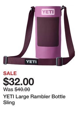 Dick's Sporting Goods Yeti large rambler bottle sling offer