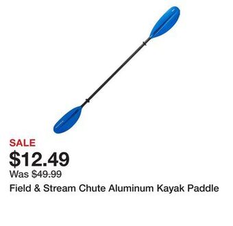 Dick's Sporting Goods Field & stream chute aluminum kayak paddle offer