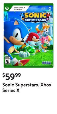Walmart Sonic superstars, xbox series x offer