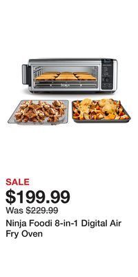 Kohl's Ninja foodi 8-in-1 digital air fry oven offer