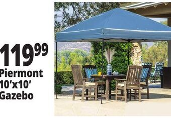 Ocean State Job Lot Piermont 10'x10' one touch instant gazebo offer