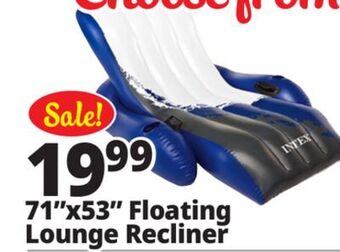 Ocean State Job Lot Intex floating recliner pool lounge offer