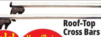 Ocean State Job Lot Cargoloc rooftop cross bars, 2 piece offer