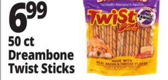 Ocean State Job Lot 50 ct dreambone twist sticks offer