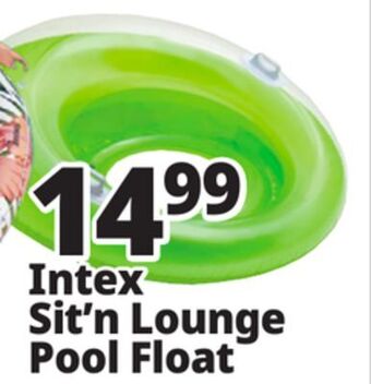 Ocean State Job Lot Intex sit 'n lounge float offer