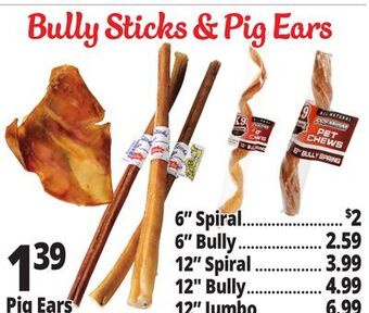 Ocean State Job Lot Bully sticks offer